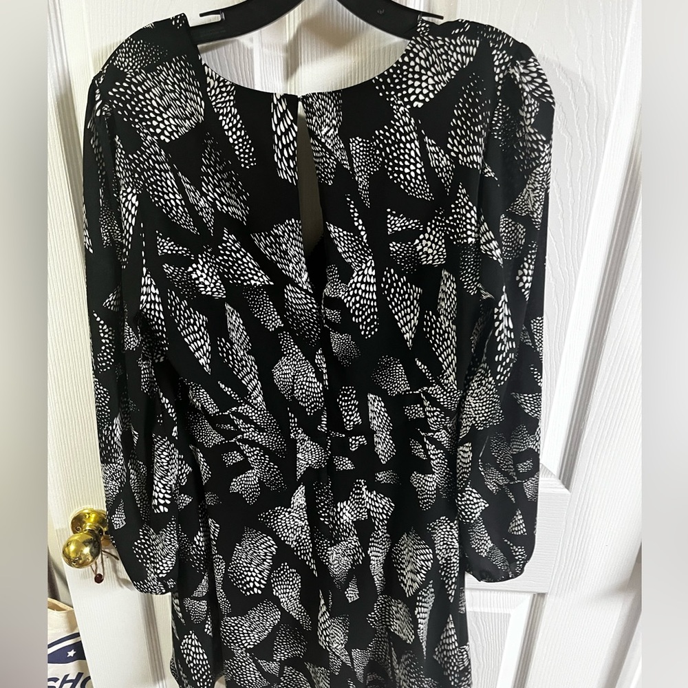 Express black chiffon short dress size: M